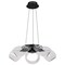 Nuvo Barnett, 21 Inch LED 5 Light Chandelier, Matte Black, Silk Screened Acrylic Lens 62/2036 - alternate 1